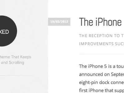 Date date gray round slate typography white