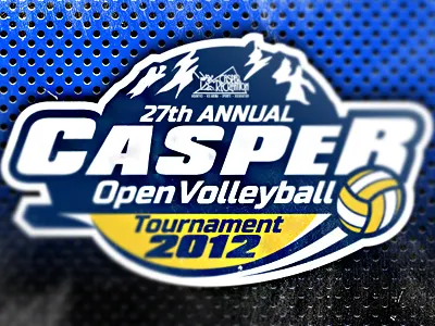 Open Volleyball Tournament 2012 2012 casper emblem logo open sport volleyball