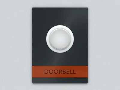 Doorbell bell button ding dingdong dong door doorbell