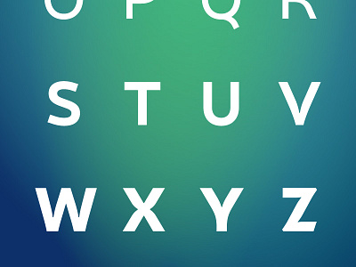 Capitals 2 font gradient sans serif typeface