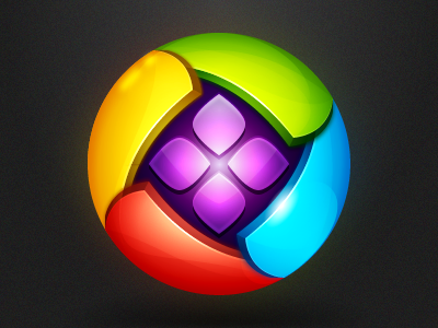 Color ball color colour colourful flower logo makemake rotate rotation spin wheel whirlwind