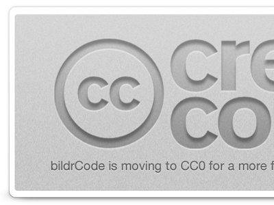 Creative Commons Zero bildr