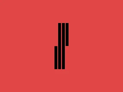 January Pictures logo mark monogram pictorial symbol