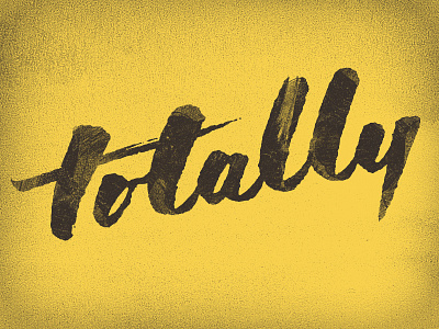 Totally brush lettering markers pen ink script