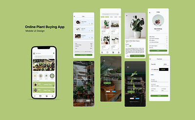 Tree Buying 3d mobile ui kit ui