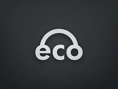 eco car logotype simple