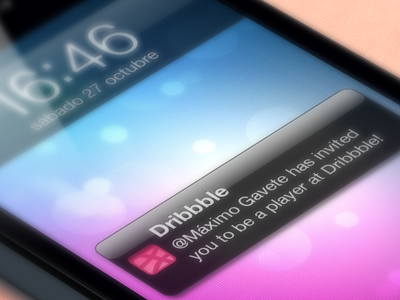 Dribbble notification cardemm debut dribbble omixam