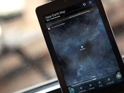 Sci-fi Game Interface data pad game gamification gaming interface ipad mini nexus 7 sci fi scifi