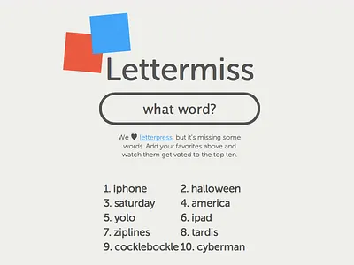 Lettermiss app atebits branding hacking ios letter letter press logo miss squares website weekend