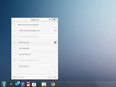 Todo List revamp version ! app application clean pokki