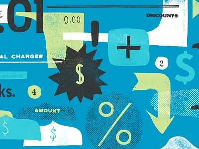 Illustrations for a Cloud service company design illustration