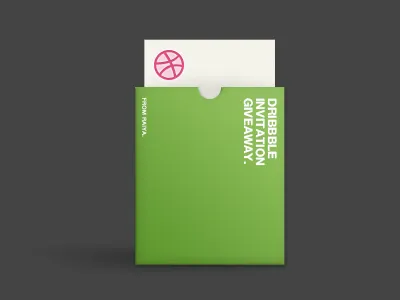 A Dribbble Invitation Giveaway invitation