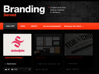 Branding Served behance branding design ivanov jobs kite logo maxim served stoked stoked jobs surf