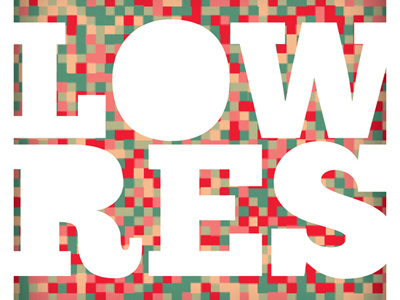 Low Res cover design graphic design letters music music mix type typography
