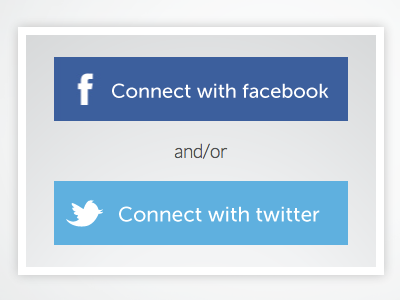 Connect with FB button connect with facebook fb fb button twitter