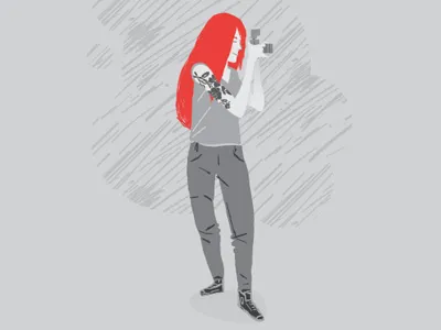 Girl with camera