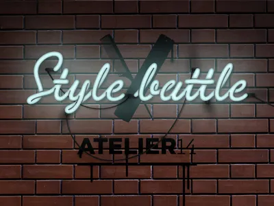 Neon branding ligature neon