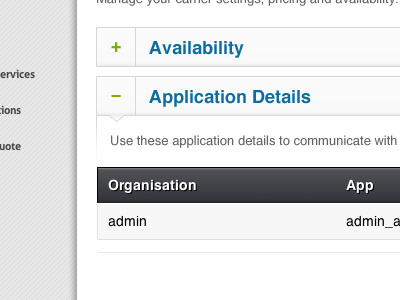 Expandable Headers expander header table ui