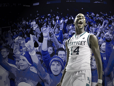 Kentucky Kidd-Gilchrist Background background digital design graphic design photoshop wallpaper