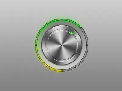 Clean Knob (Rebound) clean design knob led ui volume