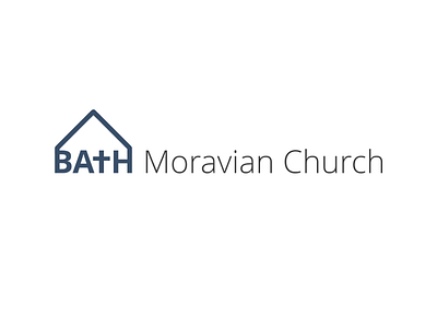 Bath Moravian Church Logo branding identity logo logo design