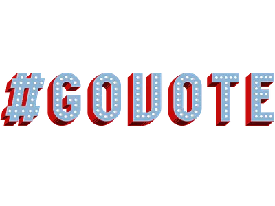 #govote americana govote lettering nov6 type typography vote