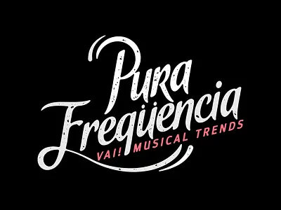 Pura Frequencia - VAI! Musical Trends branding dj frequency funk hip hop jazz logo music night party producer pure