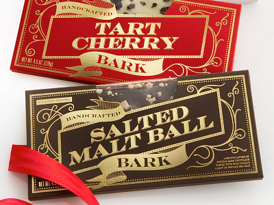 Holiday Barks chocolate christmas holiday packaging