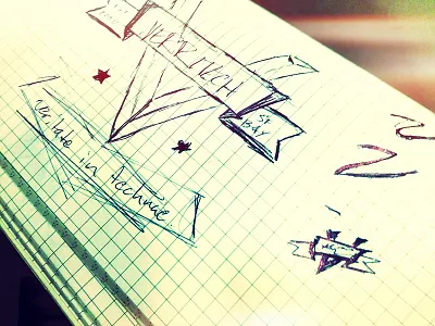 Scribbblin' logo sketch