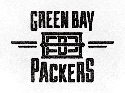 Packers Rebrand-Logo 1 green bay justin bieber letterpress letters lock up logo pack attack packers russell pritchard sports typography