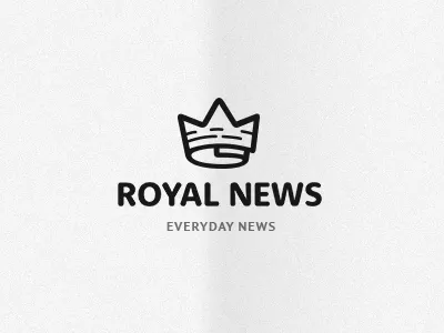 Royal News crown logo news newspaper royal