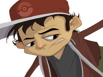 WIP pokemon gameboy hat human illustration nintendo pokeball pokemon sketch trainer videogame wip