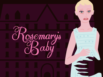 Rosemary's Baby devil illustration vector