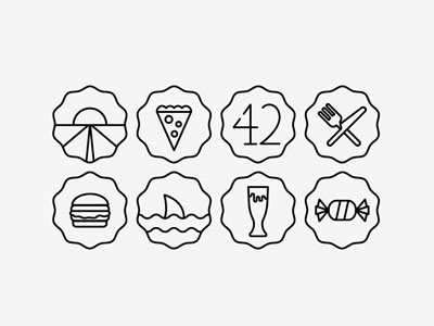 Food Icons design iconography icons illustration