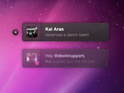Growl Thanks growl notification osx