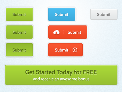Clean Buttons buttons clean