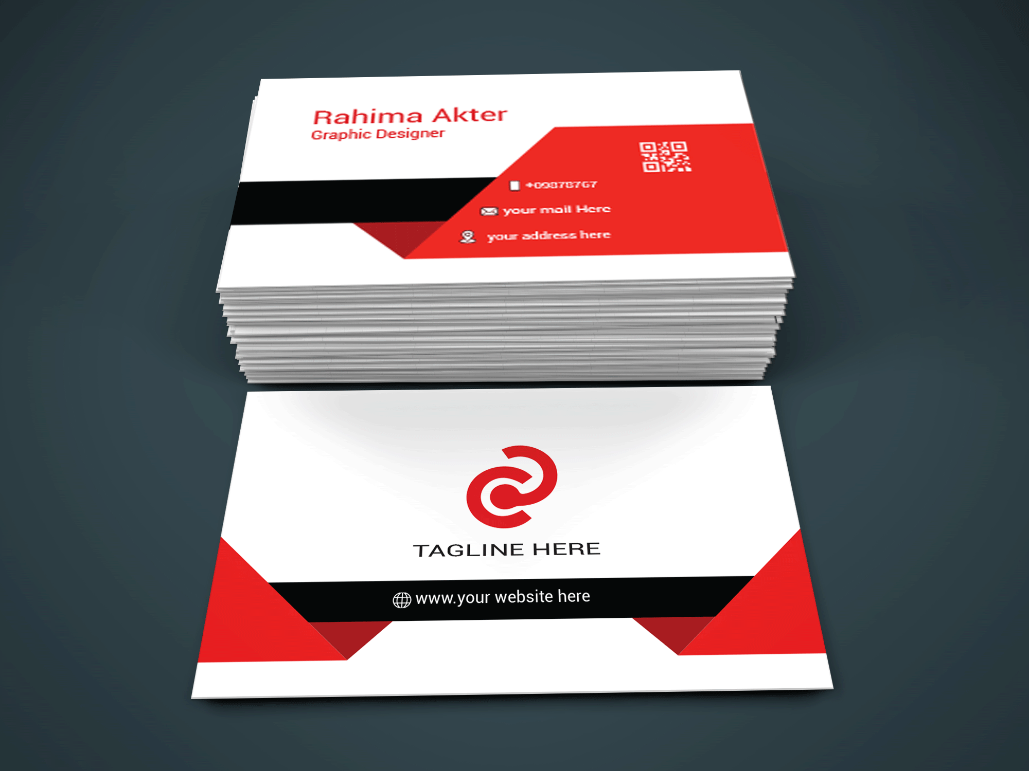 Business card adobe illustrator adobe photoshop branding business business card business card design design graphic graphic design logo portfolio template vector