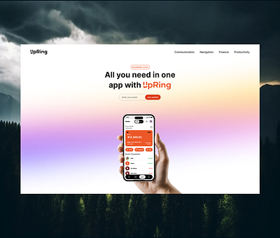 Exploration for App Landing Page app design app landing page app ui landing page mobile app mobile app design mobile app landing page ui ux design uiux design