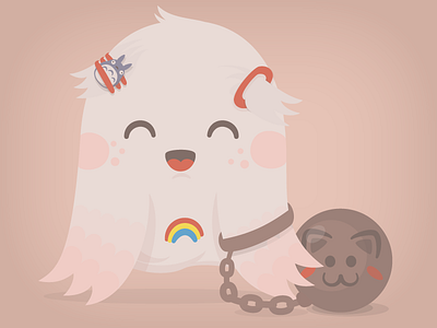 Minister of Cute Ghosts cute fun vector