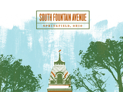 Fountain Ave print poster