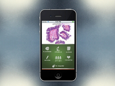 Pathopix Dribbble Img1 application for ios iphone medical ui