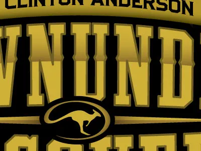 Gold Type Treatment buckle cowboy discovery downunder gold gradient logo rally ranch texas type typography western