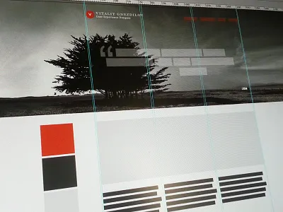 Hi-Fi wireframing for desktop portfolio page black and white header desktop wireframe hi fi wireframing hifi wireframing photos taken with a potato round logo san francisco picture testimonials user experience designer website wireframing wireframe