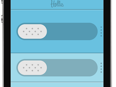 Going flat app flat grip mobile no textures plain slider ui ux