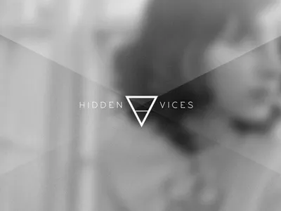 Hidden Vices Jewelry Cover Image black blur brand identity look book photography typography white