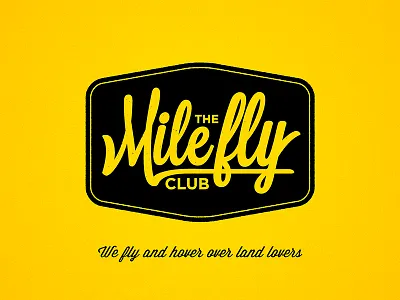 The Mile Fly Club branding graphicdesign hiphop logo music seamz typography