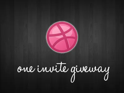 Dribble Invite dribbble invitation invite pink
