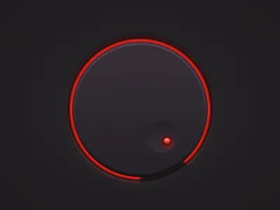 Imerial Knob knob light photoshop red ui