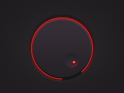 Imerial Knob knob light photoshop red ui