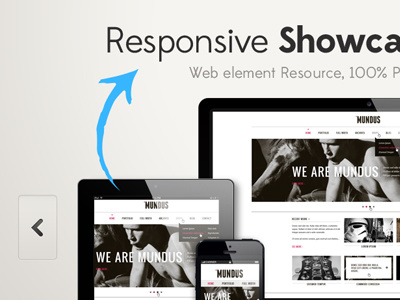 Responsive Showcase Psd psd responsive showcase